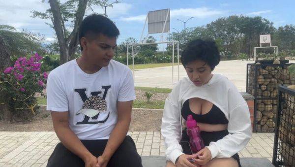 Play the uncensored scene named : Sexy Stepsister Jogging Fuck - Hardcore Anal & Pussy Eating with ManuelaAlvarez