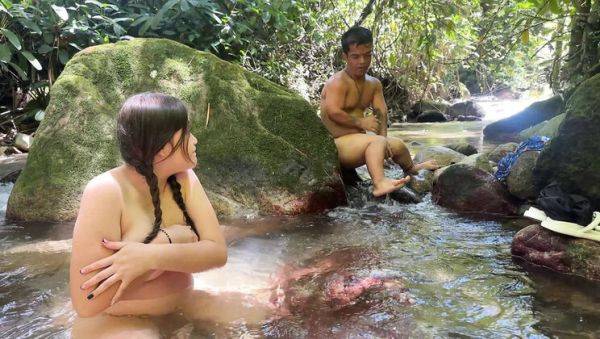 Stream the HD movie called : Julianaburning Indian Bhabhi caught naked in river by horny dwarf - hardcore fucking with huge cock