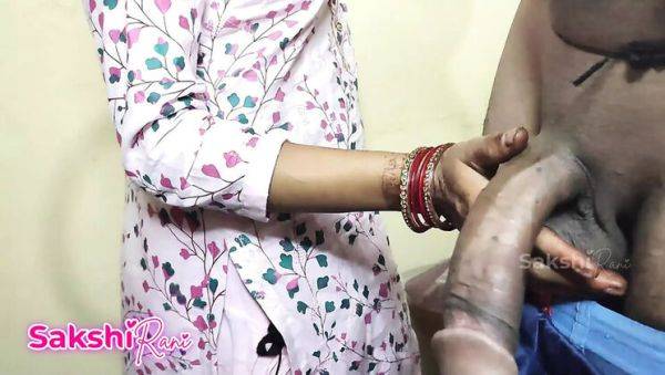 Enjoy watching complete scene : Sexy Indian Aunty Gets Brutal Fuck on Raksha Bandhan - Big Tits Blowjob Dirty Talk