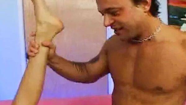 Watch uncensored scene called : Daisy Dukes Brunette Babe Takes Huge Facial After Hardcore Fuck