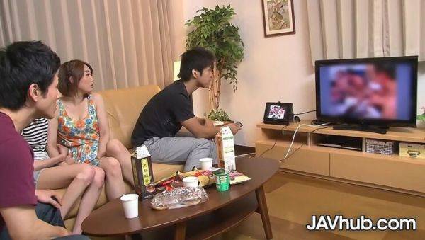 Play the uncut scene of : JAVHUB Japanese Foursome: Hinata Hyuga & Haruka Sasano in Hardcore DP Action