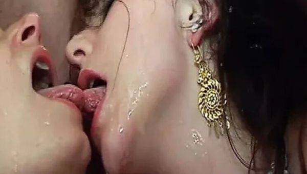 Stream full movie titled : French Amateur Threesome DP Orgy with Nathalie Vanadis and Rick Angel - Hot Brunette Takes Massive Facial Cumshots