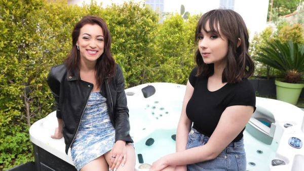 Watch this hardcore video called : Abby's Big Tits Anal Threesome with Couple - Hardcore Doggy Style & Blowjob