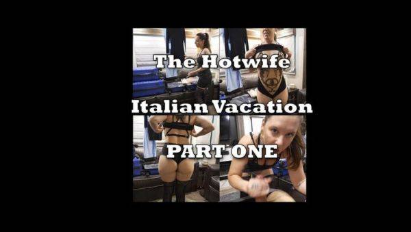 Watch this uncut scene titled : Hot Italian Wife Cheats On Vacation - Surprise Handjob For Cuck Husband