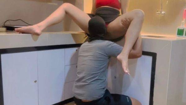 Watch complete clip named : Hot Mother-In-Law Seduces Me in Kitchen - Rough Fuck & Squirting