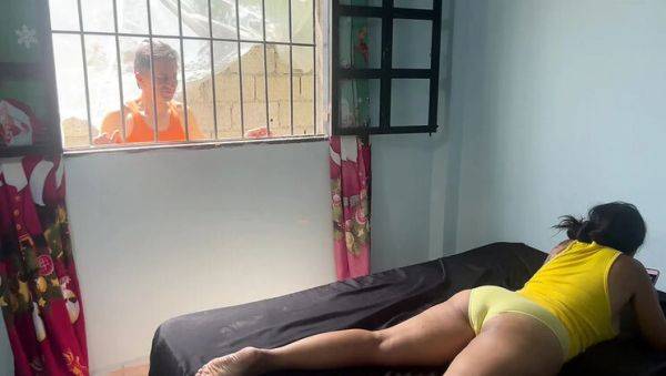 View the uncensored movie called : Horny Old Man Fucks Busty Latina Stepdaughter with Big Ass