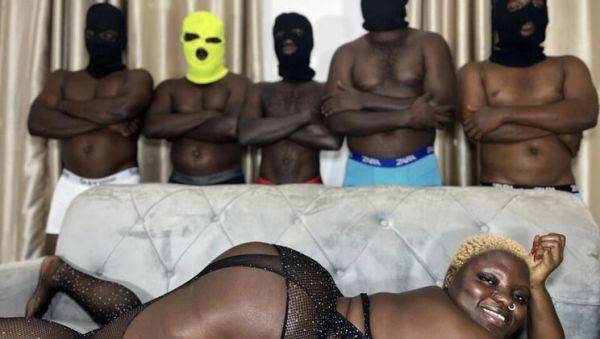 Watch the HD video called : Sweetqueen2 Takes Six BBCs in Hot Gangbang with Cumshot and Creampie Orgy