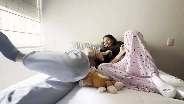 View this uncensored scene named : Best Friend Teaches Me How to Eat Pussy & Makes Me Cum - Lesbian Teen Fun