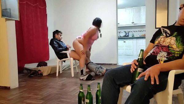 Play the full clip : Best Friend's Hot Wife Fucks Me While Hubby Watches The Game - Cheating MILF with Big Tits