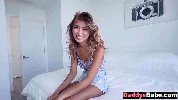 Watch the hardcore clip titled : Hot Stepdad Bangs Skinny Teen Stepdaughter While Stepmom Showers - Clara Trinity