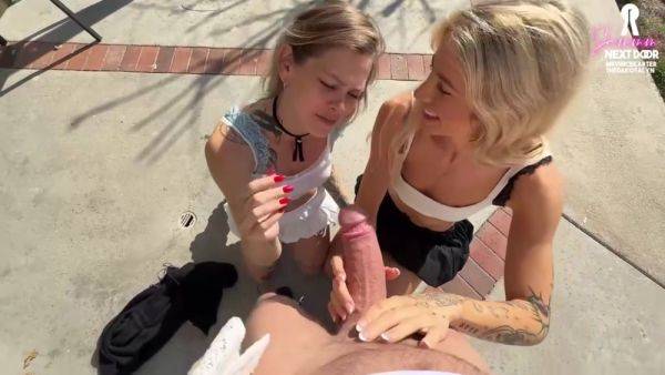 Enjoy watching this HD video called : Rough Dakota Lyn And Sammm Next Door - Sammm Next Door Video