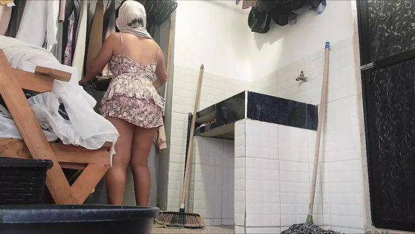 Stream uncut clip of : 18 Year Old Moroccan Teen Grooming in Bib Shorts Outside with Old Man Voyeur