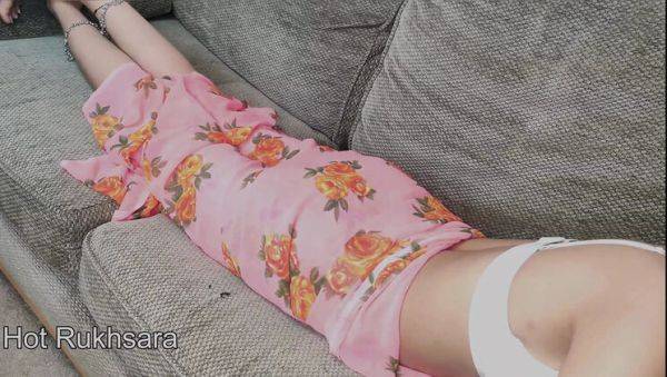 View uncensored scene named : Hot Indian MILF Rukhsara Takes It In The Ass And Gets Cum On Face