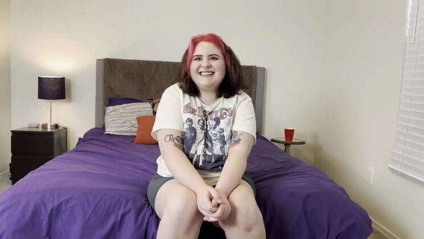 Enjoy watching the complete video : First Time Audition: Curvy PAWG Student Screams on Casting Couch