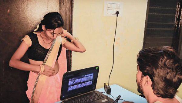 Watch uncut clip : Indian Teen Employee Comes to My House for Sex - Homemade Blowjob and Doggy Style