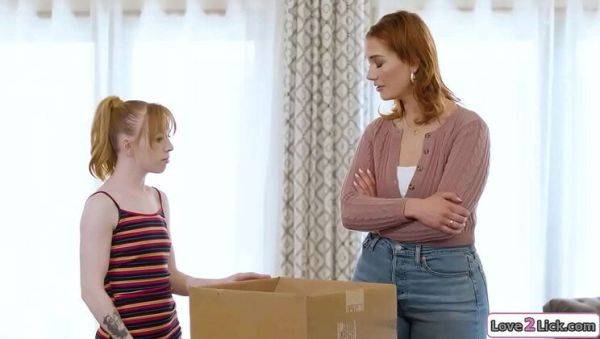 Play complete video called : Stepmom and stepdaughter lesbian pussy licking to bond with Siri and Madi Collins