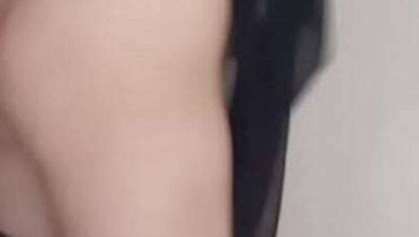 View this complete video of : Amateur Teen Anal Standing - Skinny Girl with Stockings Gets Dominated Hard