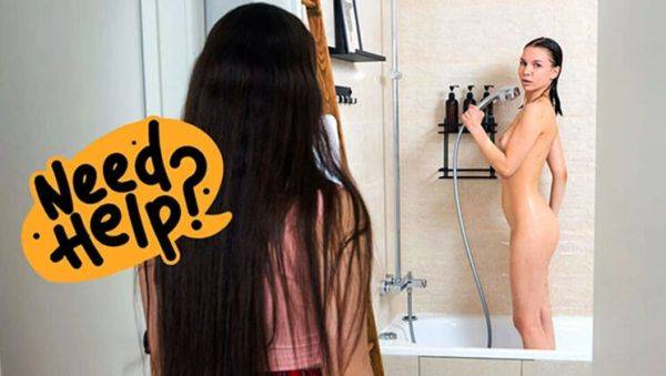 Enjoy watching the uncut scene called : Molly Kit & Darina Sosu - Lesbian Shower Fun: Wet Pussy Licking & Cunnilingus Orgasm at ClubSweethearts