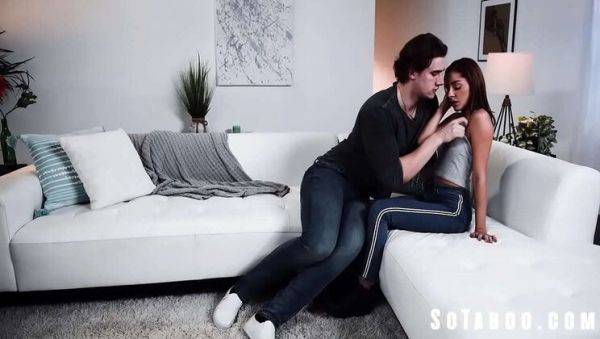 Stream hardcore clip called : Lesbian Cheating with StepSister's Busty GF - Vanna Bardot Hardcore Blowjob & Riding