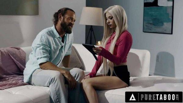 Play HD video called : Blonde Doppelganger Kenzie Reeves Fucks Husband While Wife Watches - Hardcore Threesome with Facial Cumshot