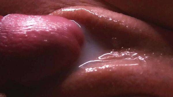 Enjoy watching HD movie of : Slow Motion POV Creampie Closeup - Teen Amateur Orgasm with Cumshot on Wet Pussy