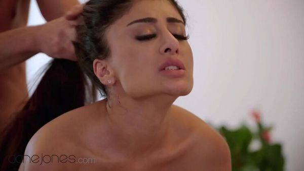 Stream the complete movie called : Marina Maya Hot Indian Babe Fucks Hard in Red Lingerie - Sensual Blowjob & Doggy