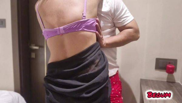 Watch complete scene named : Indian Bhabhi Cheats On Husband With His Best Friend - Sammy Sins Fucks Rukshaar Begum Rough Doggy Style