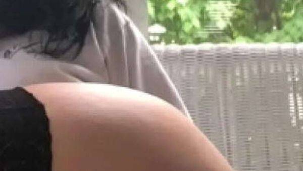 Play this uncut clip called : Amateur Teen Lexi Hale Masturbates With Butt Plug and Dildo in Pussy and Ass, Cums Hard Outdoor