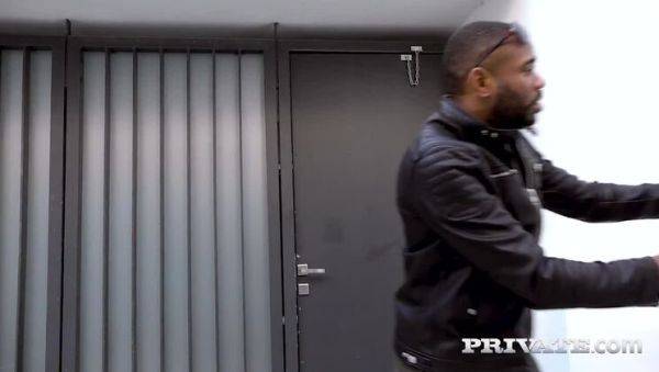 Watch the hardcore clip called : Four Black Studs for Blonde Nympho