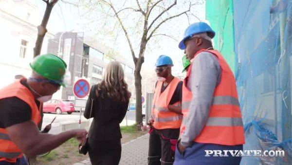 Stream the complete scene called : Gina Gerson in hardcore interracial gangbang