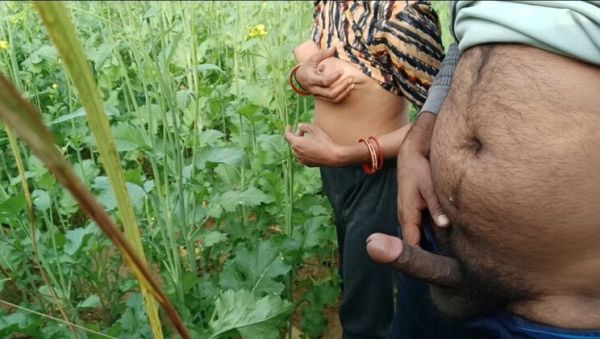 Watch uncensored movie titled : Desi Village Girl Fucked Hard in Mustard Field - Abiraj Big Cock Cumshot on Tits