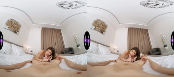 Enjoy watching this hardcore scene called : Two sexy babes ride a big dick in a steamy virtual reality scene