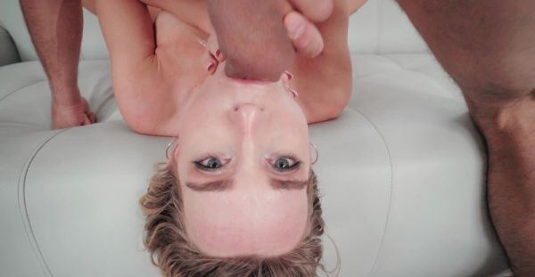 View complete scene of : Mick Blue stuffed the balls of Sara Taylor and made her gag.