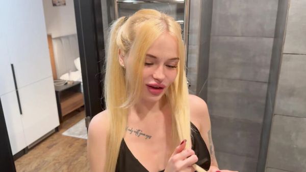 Play this hardcore scene of : Stepbrother Love: VladaMais Blowjob & Cumshot on Big Tits