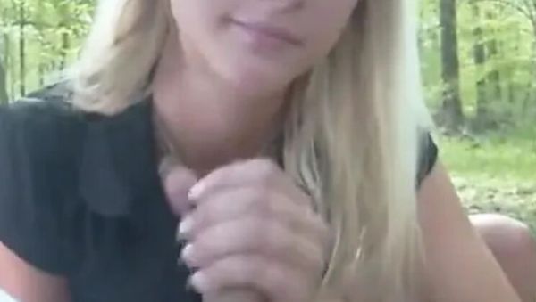 Play complete movie named : German Teen Blondehexe Caught Jerking Off Gets Wild Outdoor Fuck & Cum Swallow