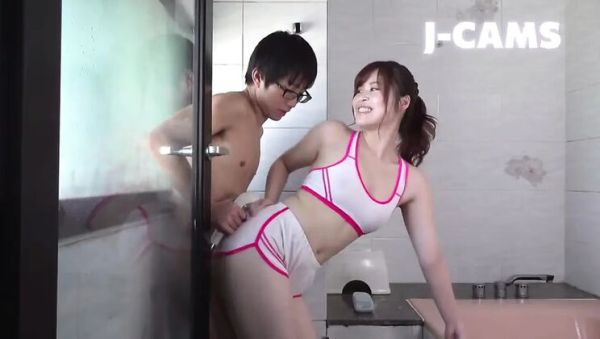 Watch the complete video named : Busty Japanese MILF Sarina Momonaga Teases and Squeezes Before Getting Fucked Hard Doggy Style