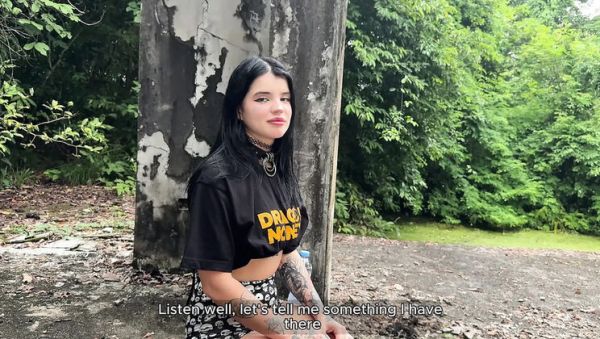 Stream complete clip of : SkinLovers - Alt Girl Date Turns Into Hard Fuck & Deep Blowjob in Abandoned Place