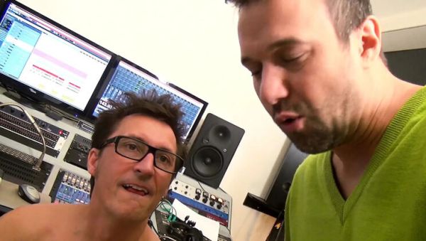 Play the hardcore scene of : German MILF Conny Dachs pegs and rims Titus Steel's asshole in radio studio anal fuck