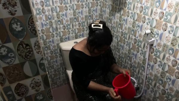 Stream this uncensored video : Desi Bhabi Nadiyaxxx02 Home Alone Bathroom Fuck - Shower Sex & Doggy Style with Bangladeshi Wife