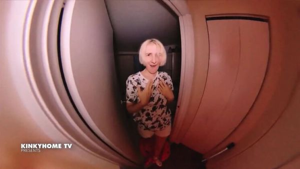 View the uncensored clip named : KinkyHome Hardcore Sex: Blonde MILF Pegging & Pussy Fucking Cumshot