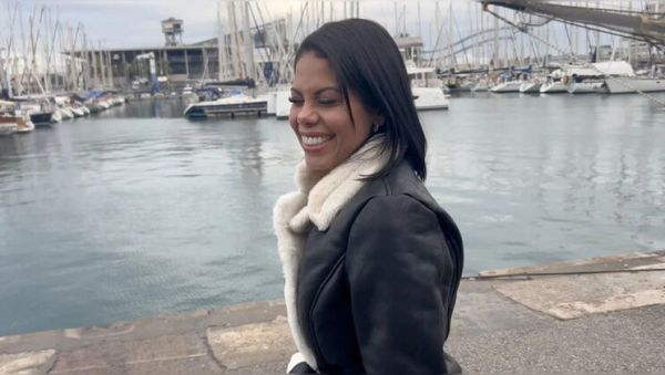 Enjoy watching the complete scene : Spanish MILF Kesha Ortega Raw Interracial Sex with Big White Cock in Lingerie