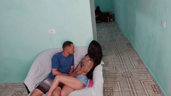 Enjoy watching this uncut video named : Amateur Brazilian Threesome: Wife Betrays Husband With Best Friend