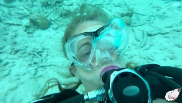 Watch the uncensored video : Supergirl Fucked Hard by Horny Octopus - Big Clit MILF Solo Underwater Sex