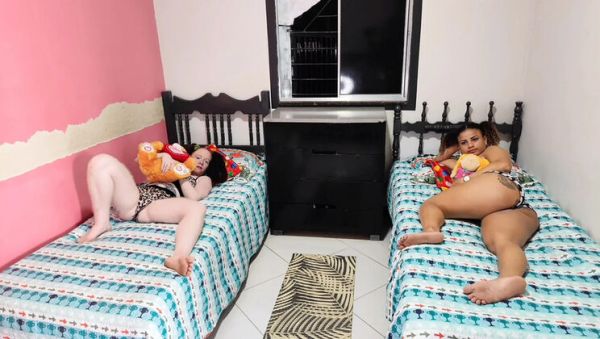 View HD video : Big Ass Neighbor Anal Threesome - Brazilian Amateur Creampie Fuck