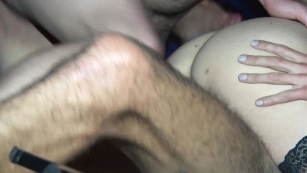 Play this uncensored movie named : Sara Licks Pussy and Sucks Balls in Foursome with Two Bastards