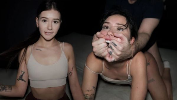 Stream HD scene called : Threesome Doggy Style: Submissive Teen Gets Rough 2 on 1 Hardcore