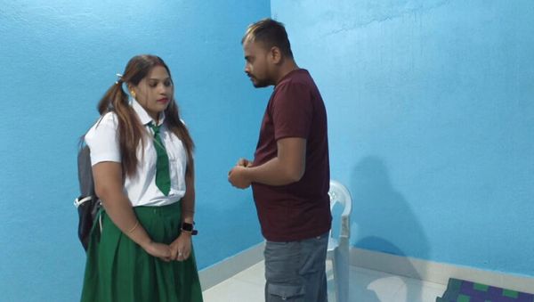 Enjoy watching uncut movie called : 18 Year Old Virgin School Girl First Time Fucking with Boyfriend - Hindi Audio Viral Video