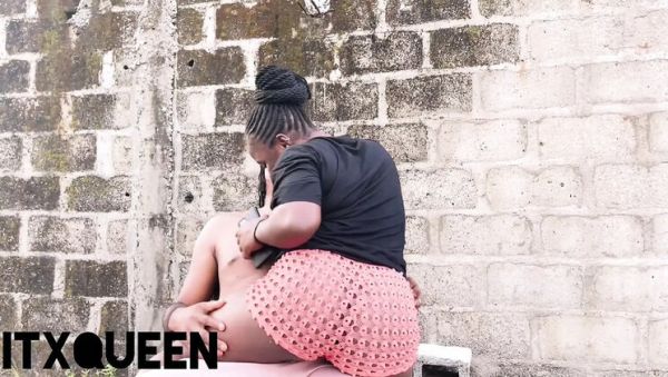 Stream the complete video named : Big Black Cock Fucks Nigerian Couple Outdoor - Doggy Style & Missionary HD