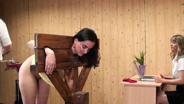 Stream hardcore scene of : Yasmeena Ali Spanked Hard - Machine Punishes Big Ass BDSM