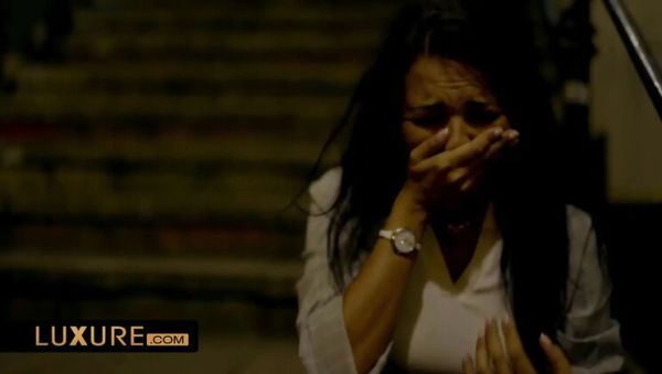 Watch the HD scene called : Carollina Cherry Gets Woken Up By Strangers For Bathroom Blowjob & Doggy Style Sex